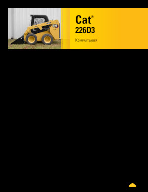 स्किड स्टीयर लोडर Caterpillar 226D