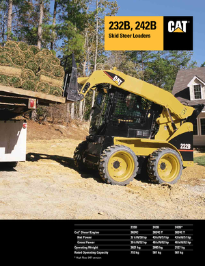 स्किड स्टीयर लोडर Caterpillar 232B