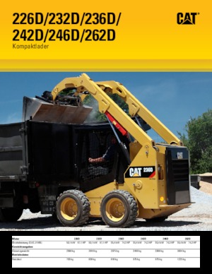 स्किड स्टीयर लोडर Caterpillar 232D