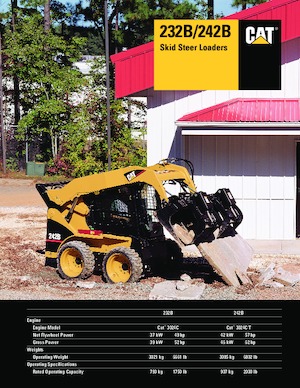 स्किड स्टीयर लोडर Caterpillar 242B