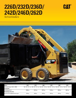 स्किड स्टीयर लोडर Caterpillar 236D