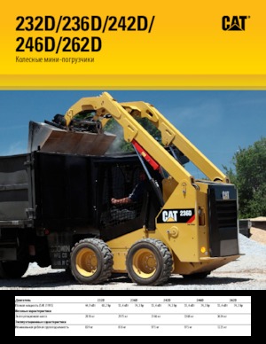 स्किड स्टीयर लोडर Caterpillar 236D