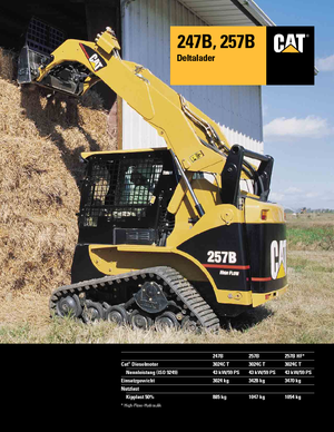 स्किड स्टीयर लोडर Caterpillar 247B