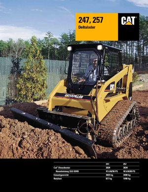 स्किड स्टीयर लोडर Caterpillar 247