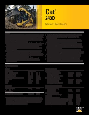 स्किड स्टीयर लोडर Caterpillar 249D