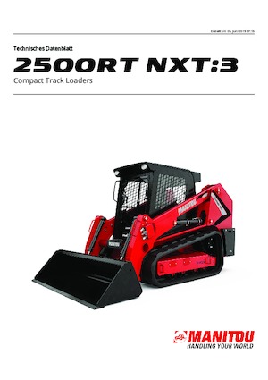 स्किड स्टीयर लोडर Manitou 2500RT NXT:3