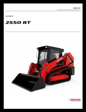 स्किड स्टीयर लोडर Manitou 2550RT