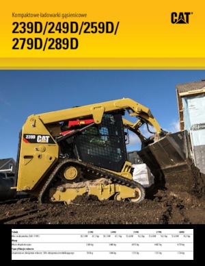 स्किड स्टीयर लोडर Caterpillar 259D