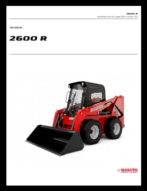 स्किड स्टीयर लोडर Manitou 2600R