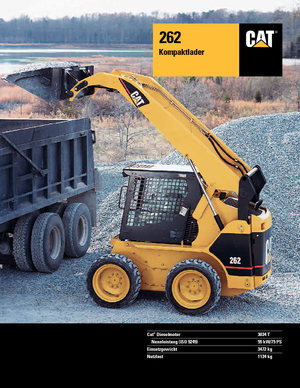 स्किड स्टीयर लोडर Caterpillar 262