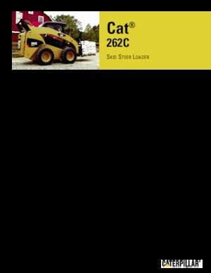 स्किड स्टीयर लोडर Caterpillar 262C