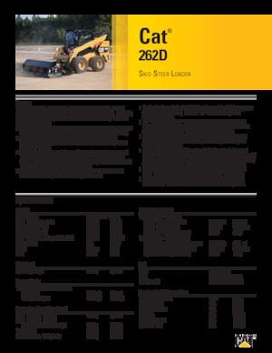स्किड स्टीयर लोडर Caterpillar 262D
