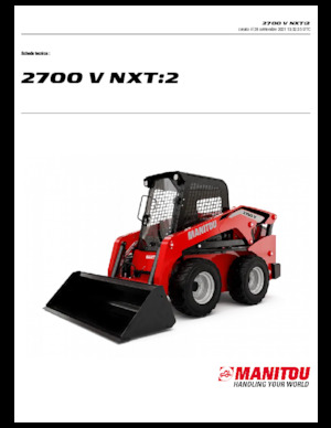 स्किड स्टीयर लोडर Manitou 2700V NXT:2