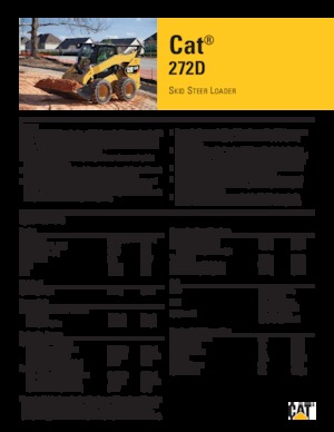 स्किड स्टीयर लोडर Caterpillar 272D