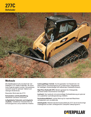 स्किड स्टीयर लोडर Caterpillar 277C
