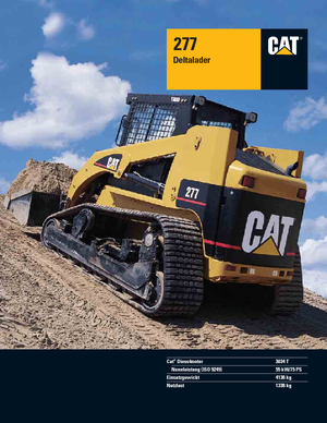 स्किड स्टीयर लोडर Caterpillar 277