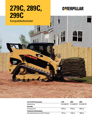 स्किड स्टीयर लोडर Caterpillar 299C
