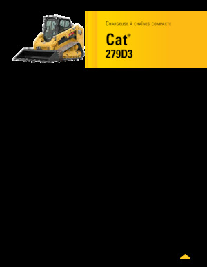 स्किड स्टीयर लोडर Caterpillar 279D Serie 3 Deltalader