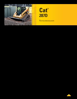 स्किड स्टीयर लोडर Caterpillar 287D