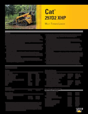 स्किड स्टीयर लोडर Caterpillar 299D 2 XHP