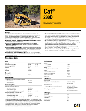 स्किड स्टीयर लोडर Caterpillar 299D2 XHP