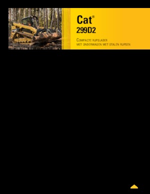 स्किड स्टीयर लोडर Caterpillar 299D2