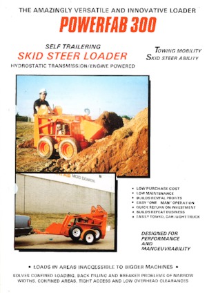 स्किड स्टीयर लोडर Powerfab 300*