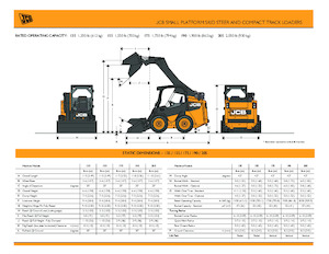 स्किड स्टीयर लोडर JCB 300