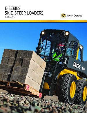स्किड स्टीयर लोडर John Deere Construction 324E