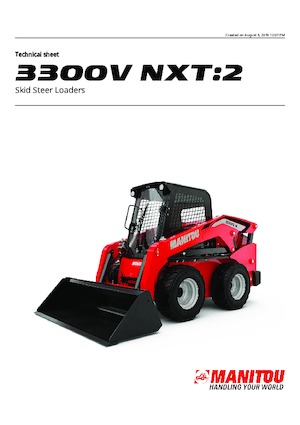स्किड स्टीयर लोडर Manitou 3300V NXT:2