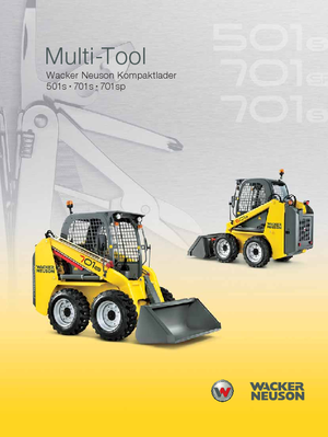 स्किड स्टीयर लोडर Wacker Neuson 701 s