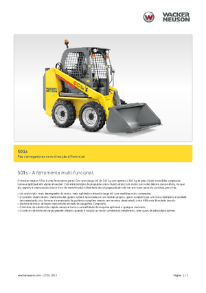 स्किड स्टीयर लोडर Neuson 501s