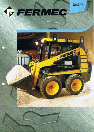 स्किड स्टीयर लोडर Terex-Fermec 524