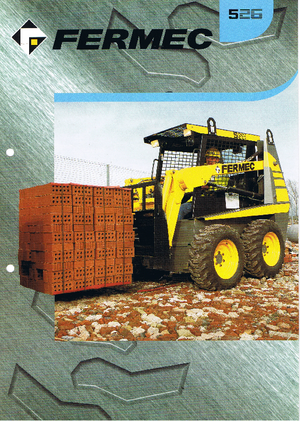 स्किड स्टीयर लोडर Terex-Fermec 526