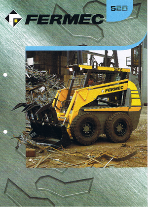 स्किड स्टीयर लोडर Terex-Fermec 528 XP