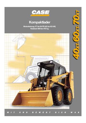 स्किड स्टीयर लोडर Case 40 XT