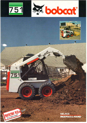 स्किड स्टीयर लोडर Bobcat 751