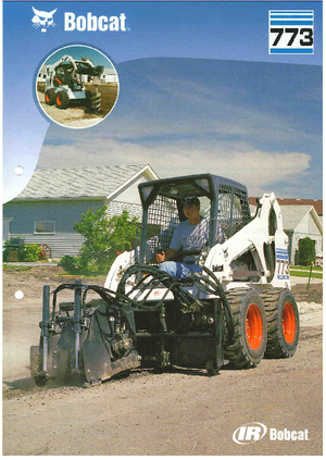स्किड स्टीयर लोडर Bobcat 773 G TH