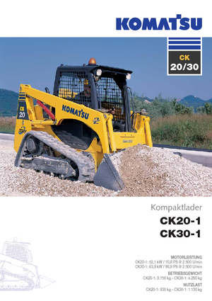 स्किड स्टीयर लोडर Komatsu CK30-1