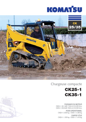स्किड स्टीयर लोडर Komatsu CK25-1