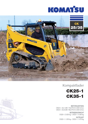 स्किड स्टीयर लोडर Komatsu CK35-1