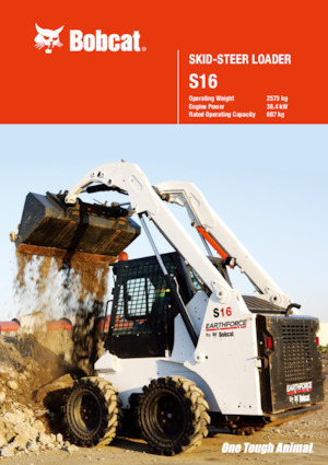 स्किड स्टीयर लोडर Bobcat Earthforce S16