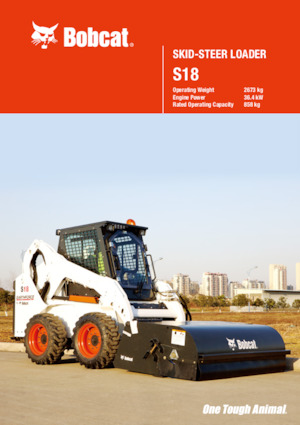 स्किड स्टीयर लोडर Bobcat Earthforce S18