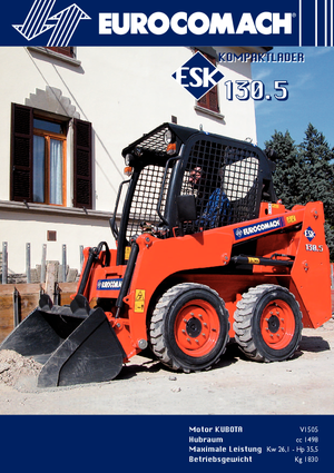 स्किड स्टीयर लोडर Eurocomach ESK 130.5