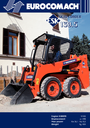 स्किड स्टीयर लोडर Eurocomach ESK 130.5