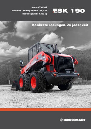 स्किड स्टीयर लोडर Eurocomach ESK 190