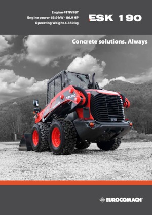 स्किड स्टीयर लोडर Eurocomach ESK 190