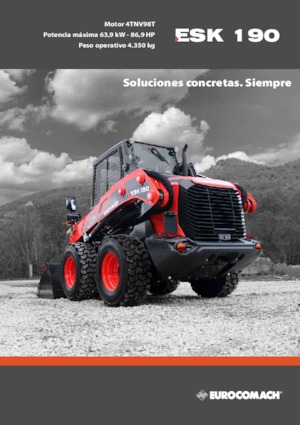स्किड स्टीयर लोडर Eurocomach ESK 190