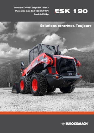स्किड स्टीयर लोडर Eurocomach ESK 190