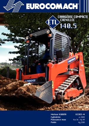 स्किड स्टीयर लोडर Eurocomach ETL 140.5